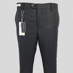 NWT John Varvatos U.S.A Unhemmed Trim Fit Wool Dress Pants W32xL36.5